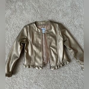 Girls Gold Mayoral jacket - size 6
